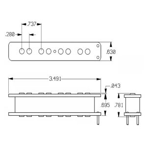 Seymour Duncan SJB-3N BLK Quarter Pound Jazz Bass