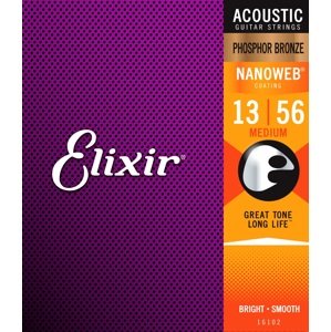 Elixir Nanoweb Phosphor Bronze Medium