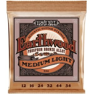 Ernie Ball 2146 Earthwood Phosphor Bronze Medium-Light