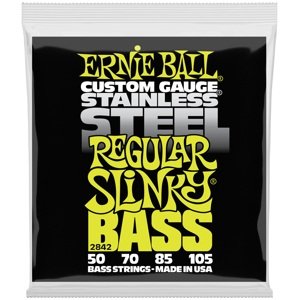 Ernie Ball 2842 Regular Slinky Stainless Steel Electric Bass 50-105