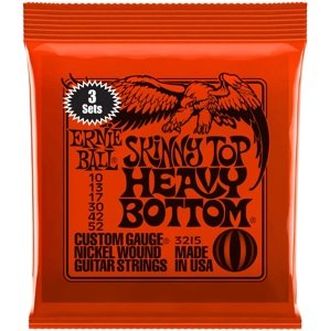 Ernie Ball 3215 Nickel Wound Skinny Top Heavy Bottom 3 Pack