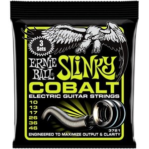Ernie Ball 3721 Cobalt Regular Slinky 3 Pack