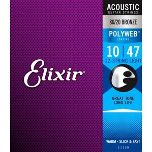 Elixir Polyweb 80/20 Bronze 12-String Light