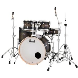 Pearl DMP Decade Satin Black Burst Rock Set