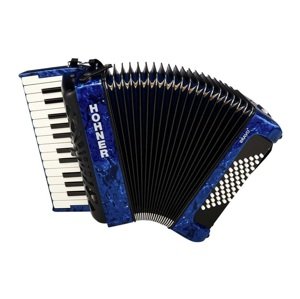 Hohner Bravo II 48 Blue Silent Key