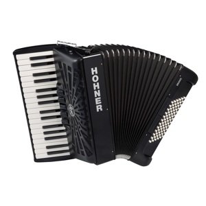Hohner Bravo III 72 Black Silent Key
