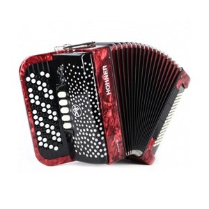 Hohner Nova III 96 red, B-stepped