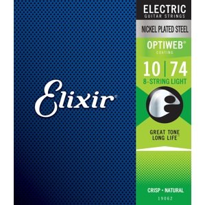 Elixir Optiweb 8-String Light