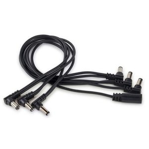 Rockboard Flat Daisy Chain Cable - 6 Outputs, Angled