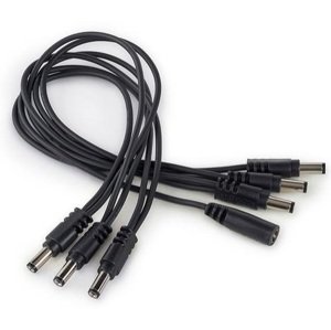 Rockboard Flat Daisy Chain Cable - 6 Outputs, Straight