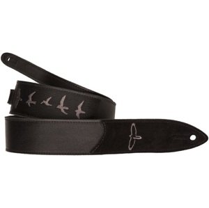 PRS Premium Leather Strap Black Birds