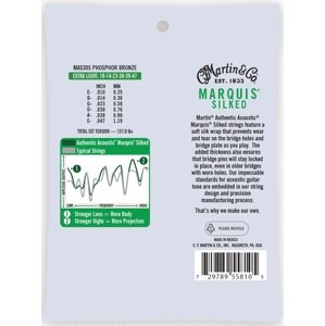 Martin Authentic Marquis 92/8 Phosphor Bronze Extra Light