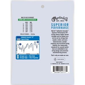 Martin Authentic SP 80/20 Bronze Extra Light