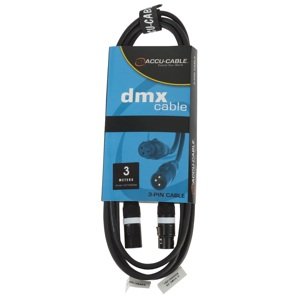 ADJ AC-DMX3/3 3 p. XLRm/3 p. XLRf 3m DMX