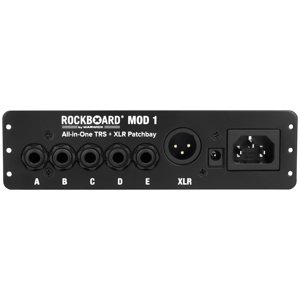 Rockboard MOD 1 V2 - All-in-One TRS & XLR, IEC & Barrel Patchbay