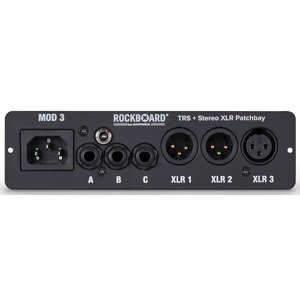 Rockboard MOD 3 V2 - All-in-One TRS & XLR Patchbay for Vocalists & Aco