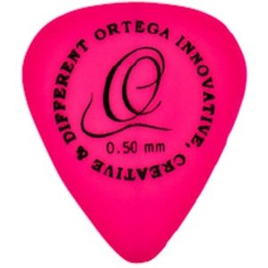 Ortega OGPST12-050 S-Tech Delrin Picks 0.50 mm Pink