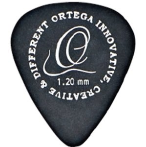 Ortega OGPST12-120 S-Tech Delrin Picks 1.20 mm Black