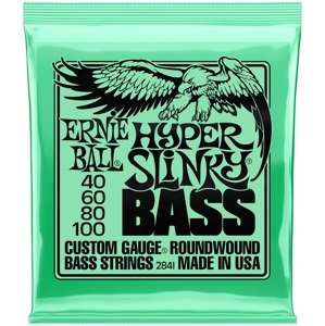 Ernie Ball 2841 Hyper Slinky Nickel Wound Electric Bass 40-100