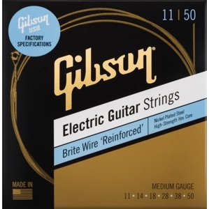 Gibson Brite Wire Reinforced Electric Gutar Strings Medium