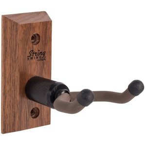 String-Swing Ukulele Wall Hanger Black Walnut