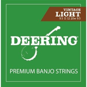 Deering Banjo Strings Vintage Light