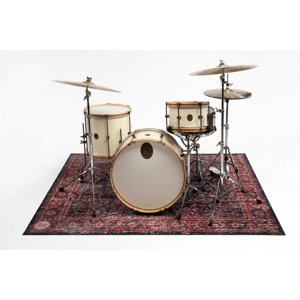 DRUMnBASE Vintage Persian Drum Mat 185 Red/Black
