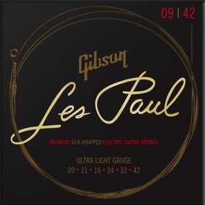 Gibson Les Paul Premium Electric Guitar Strings Ultra-Light