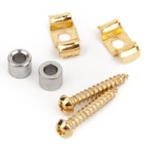 Fender Vintage-Style Stratocaster String Guides, Gold