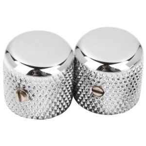 Fender Pure Vintage '52 Telecaster Knurled Knobs, Chrome