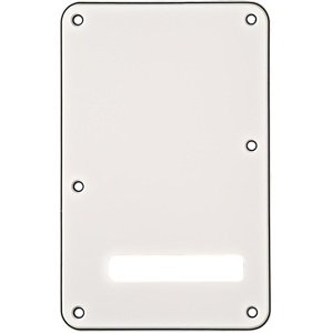Fender Stratocaster Backplate White (W/B/W), 3-Ply