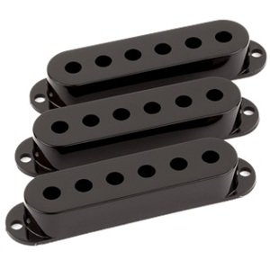 Fender Pickup Covers, Stratocaster Black