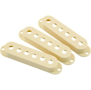 Fender Road Worn Stratocaster Pickup Covers, Aged White