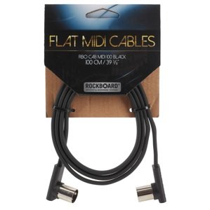 Rockboard Flat MIDI Cable Black 100 cm