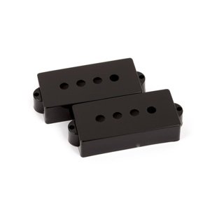 Fender Pickup Covers, Pure Vintage Precision Bass Black (2)