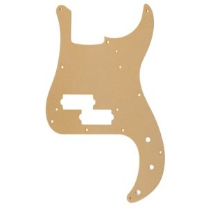 Fender Pure Vintage Pickguard, '58 P Bass, 10-Hole Mount, Gold Anodize