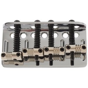 Fender American Deluxe 4-String Bass Bridge Assembly ('04-'10), Chrome