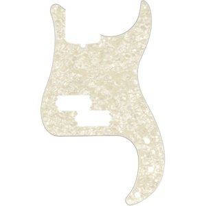 Fender Pickguard, Precision Bass, 13-Hole Mount, Aged White Pearl, 4-P
