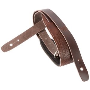 Flight S58 Brown Leather Ukulele Strap