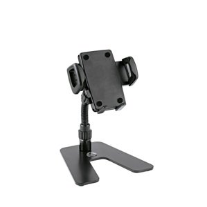 K&M 19746 Desktop smartphone stand black