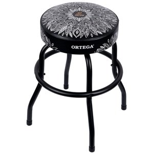 Ortega Bar Stool 24" White Kaleidoscope