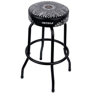 Ortega Bar Stool 30" White Kaleidoscope