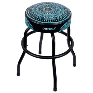 Ortega Bar Stool 24" Blue Kaleidoscope