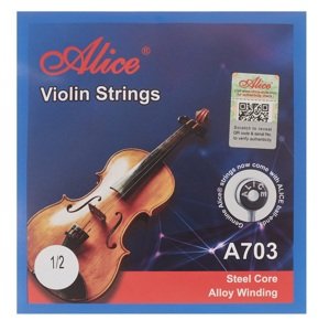 Alice A703 Basic Violin Strings 1/2