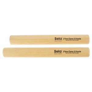 Sela 2-Tone Claves 25 Acacia