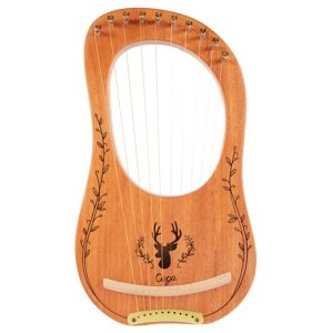 Cega Lyre Harp 10 Strings Natural