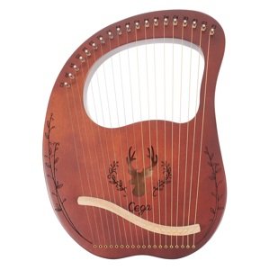 Cega Lyre Harp 19 Strings Coffee