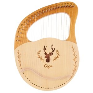Cega Lyre Harp 24 String Natural