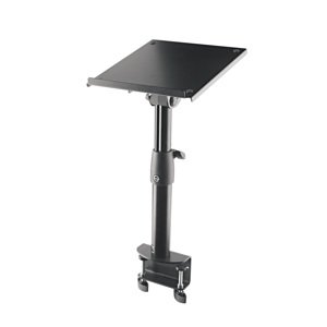 K&M 26778 Tiltable clamping desktop monitor stand