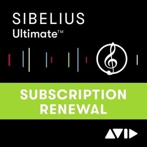 AVID Sibelius Ultimate Perpetual License Updates + Support Plan Renewa